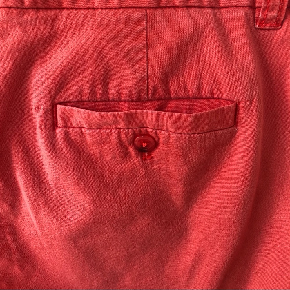 J CREW Frankie 9” Dusty Red Bermuda Chino Shorts - Picture 4 of 11